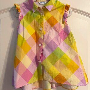 Mayoral Plaid Swing Top